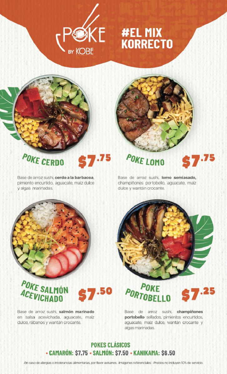Menu Kobe Sushi & Rolls - C. C. El Condado-1