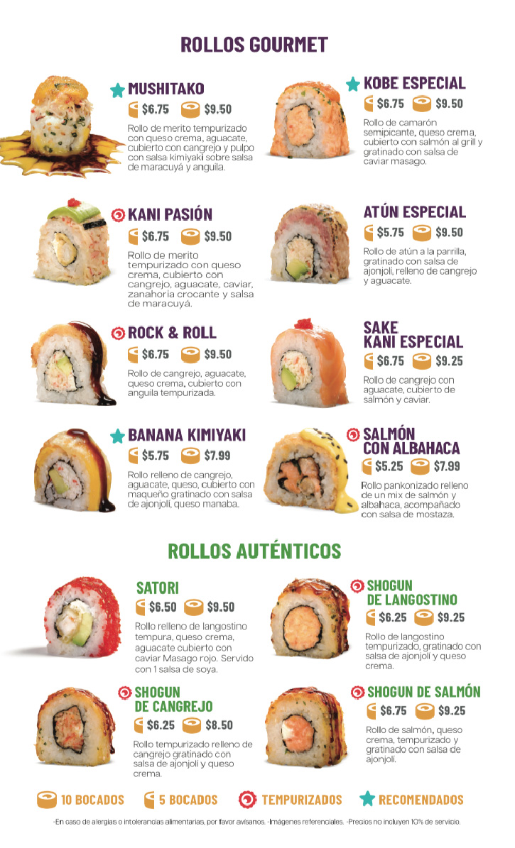 Menu Kobe Sushi & Rolls - C. C. El Condado-2