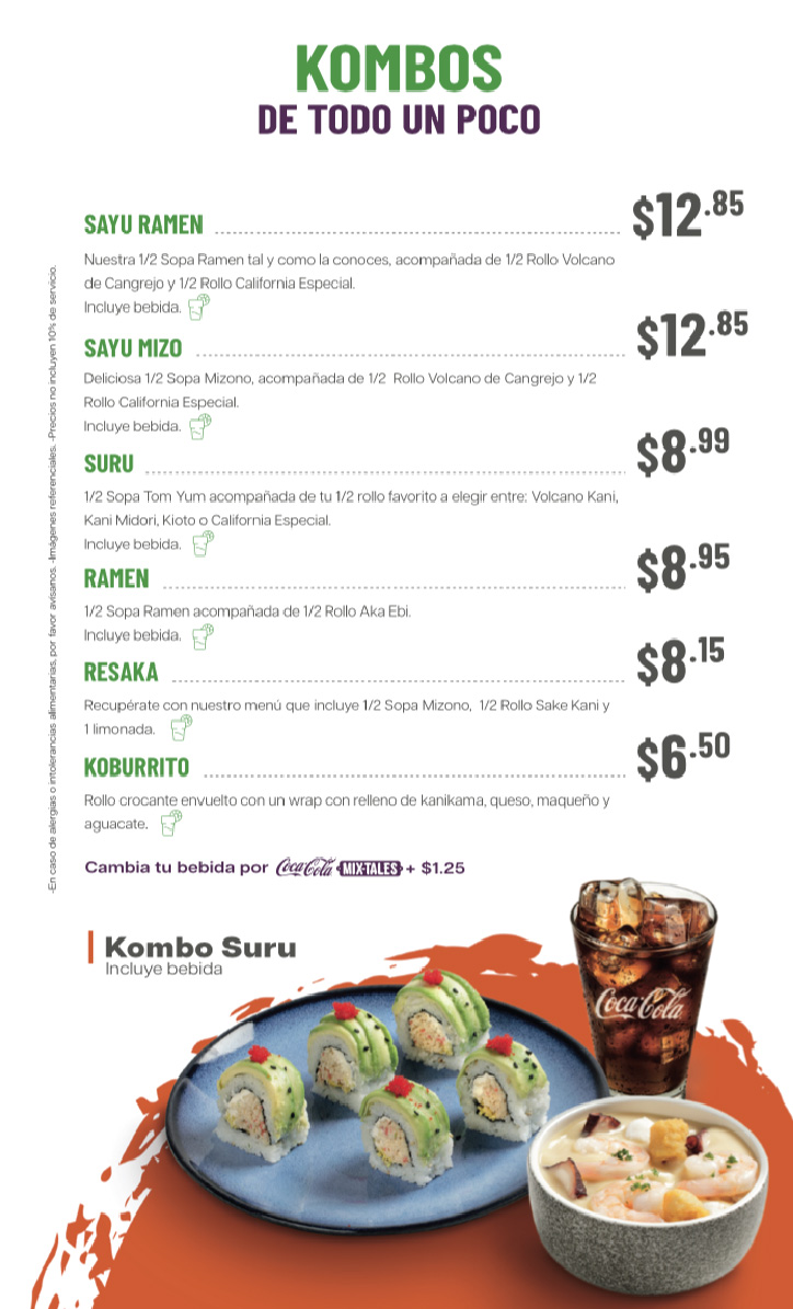 Menu Kobe Sushi & Rolls - C. C. El Condado-4